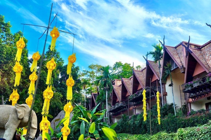 Imagen de los exteriores del Hotel Anantara Golden Triangle Elephant Camp and Resort. Foto 10