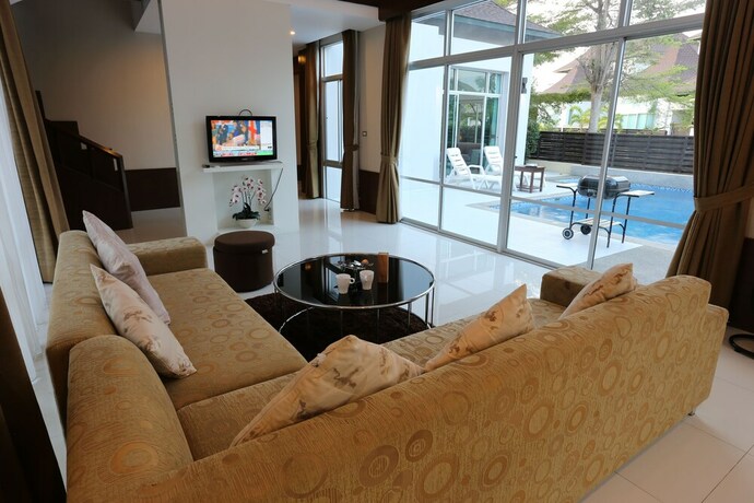 Imagen de la habitación del Hotel Anb Pool Villa 3br Glass House In Pattaya. Foto 20