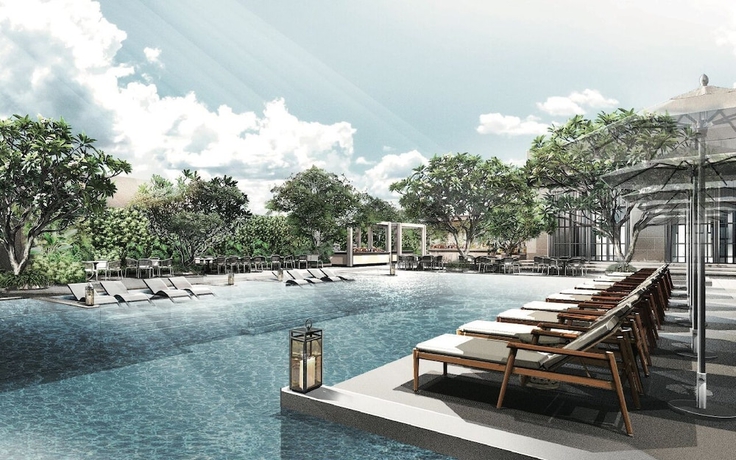 Imagen de la piscina del Hotel Andaz Xiamen. Foto 19