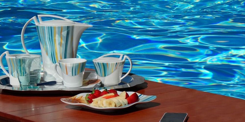 Imagen del bar/restaurante del Hotel Anemomylos Bungalows. Foto 3