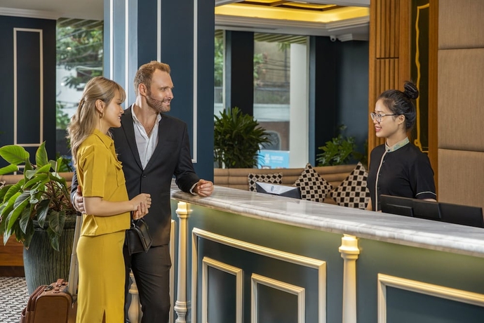 Imagen de los interiores del Hotel Angel Hotels Beach Da Nang. Foto 15