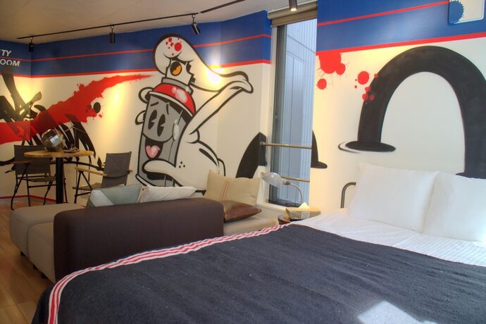 Imagen general del Hotel Aoca Sanno Apartment Of Contemporary Art. Foto 3