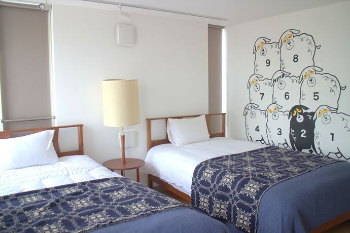 Imagen de la habitación del Hotel Aoca Sanno Apartment Of Contemporary Art. Foto 15
