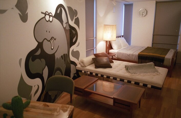 Imagen de la habitación del Hotel Aoca Sanno Apartment Of Contemporary Art. Foto 27