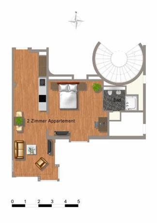 Imagen de la habitación del Hotel Apartamento Guggach. Foto 7