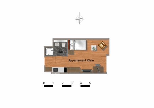 Imagen de la habitación del Hotel Apartamento Guggach. Foto 8