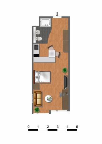 Imagen de la habitación del Hotel Apartamento Guggach. Foto 9