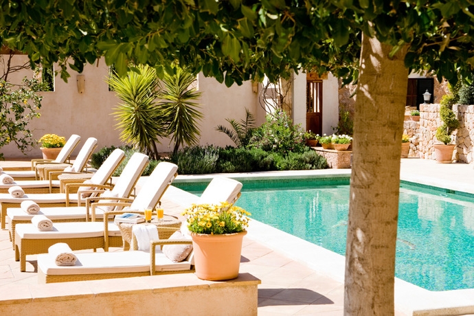 Imagen de la piscina del Hotel Apartamento Sa Tanqueta De Fornalutx - Adults Only. Foto 11