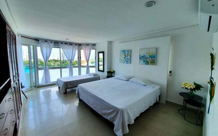 Imagen de la habitación del Hotel Apartamento Vista a la Playa Cartagena. Foto 10