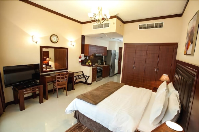 Imagen de la habitación del Hotel Apartamento Xclusive Maples Hotel Apartment. Foto 4