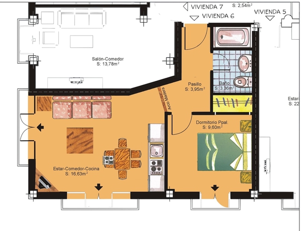 Imagen de la habitación del Hotel Apartamentos Turísticos Casa De La Borrega. Foto 13