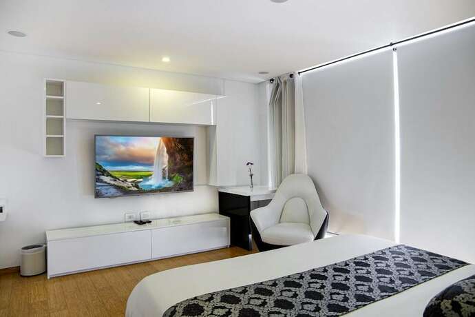Imagen de la habitación del Hotel Apartasuite Edificio Monir. Foto 17