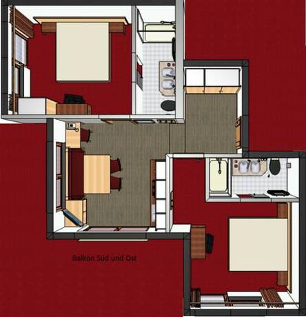 Imagen de la habitación del Hotel Aparthaus Gondeblick. Foto 9