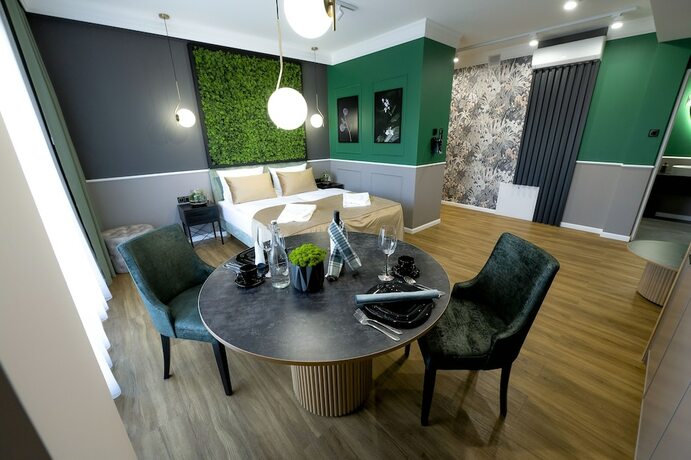 Imagen de la habitación del Hotel Aparthotel Green Concrete. Foto 11