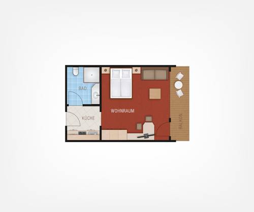 Imagen de la habitación del Hotel Aparthotel Kleinwalsertal. Foto 3