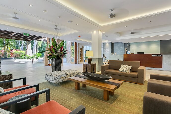 Imagen del bar/restaurante del Hotel Apartment 316 At Sea Temple Palm Cove. Foto 12