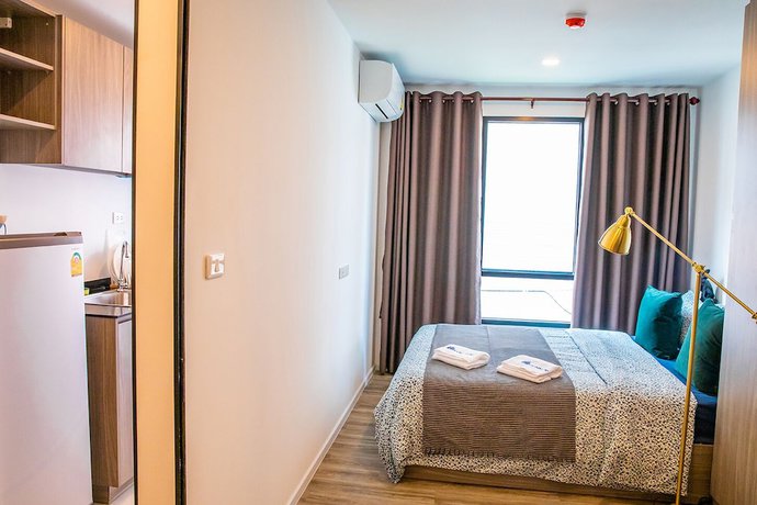 Imagen de la habitación del Hotel Apartment 450m From Bts With Sky Pool - Bkbloft6. Foto 7