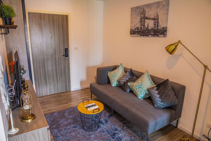 Imagen de la habitación del Hotel Apartment 450m From Bts With Sky Pool - Bkbloft8. Foto 11