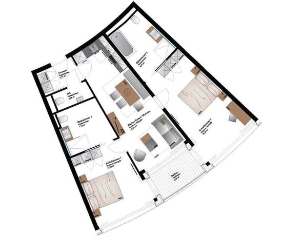 Imagen de la habitación del Hotel Apartmenthotel Sonnenhof. Foto 11