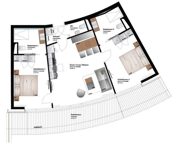 Imagen de la habitación del Hotel Apartmenthotel Sonnenhof. Foto 18