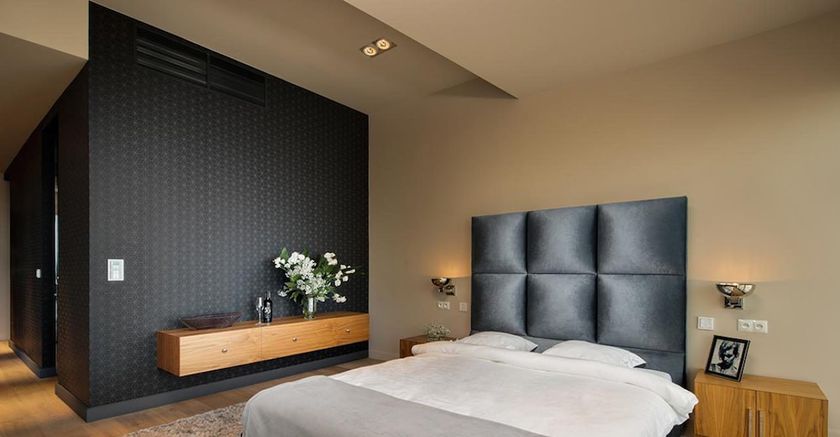 Imagen de la habitación del Hotel Apartments in Sky Tower with Bathtub near the window. Foto 12