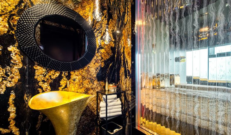 Imagen de la habitación del Hotel Apartments in Sky Tower with Bathtub near the window. Foto 15