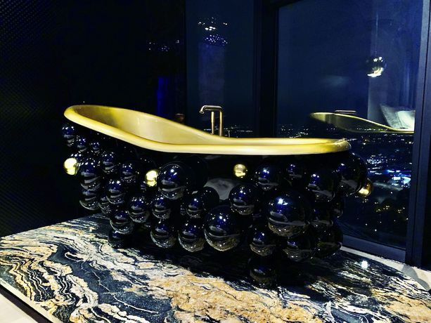 Imagen de la habitación del Hotel Apartments in Sky Tower with Bathtub near the window. Foto 20