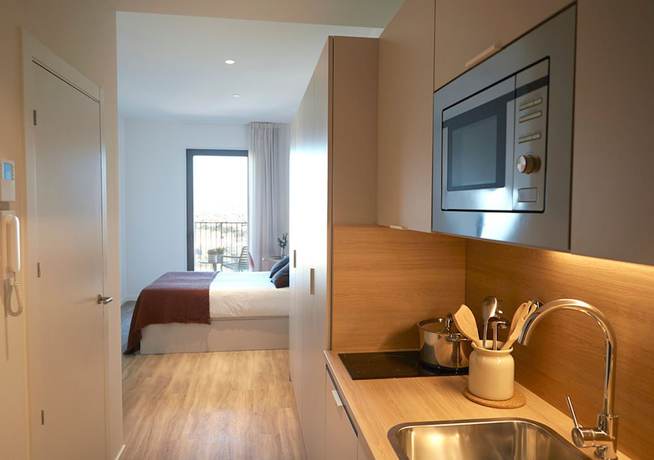 Imagen de la habitación del Hotel Aparto Diagonal Suites. Foto 3