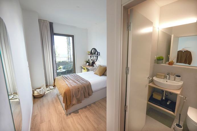 Imagen de la habitación del Hotel Aparto Diagonal Suites. Foto 9