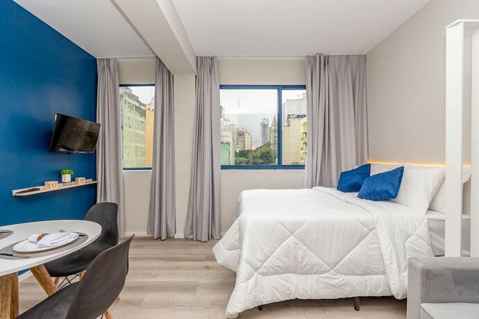 Imagen de la habitación del Hotel Ap&ecirc; Metr&ocirc; Higien&oacute;polis Mackenzie. Foto 15