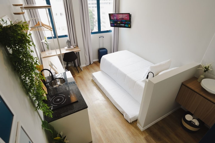 Imagen de la habitación del Hotel Ap&ecirc; Santos Gonzaga. Foto 6