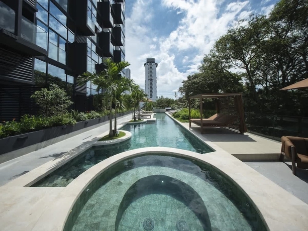 Imagen de la piscina del Hotel Apex Executive Apartments - Dovle. Foto 15