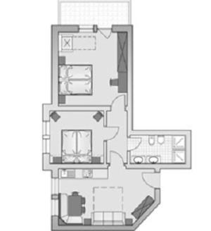 Imagen de la habitación del Hotel Apparthotel Sellaronda. Foto 7