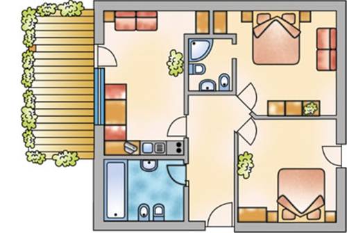 Imagen de la habitación del Hotel Appartments J&auml;gerhof. Foto 1