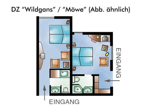 Imagen de la habitación del Hotel Aquamaris Strandresidenz R&uuml;gen. Foto 6