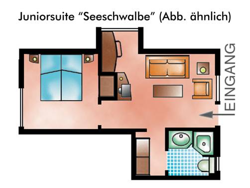 Imagen de la habitación del Hotel Aquamaris Strandresidenz R&uuml;gen. Foto 7