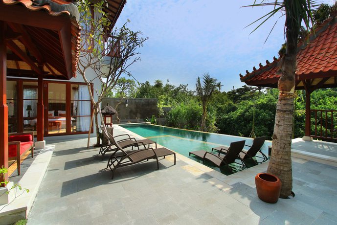 Imagen de la piscina del Hotel Aradhana Villas By Ekosistem - Chse Certified. Foto 19