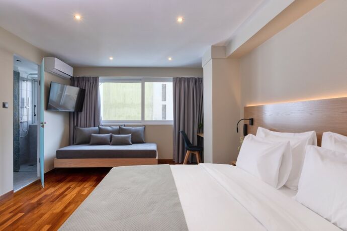 Imagen de la habitación del Hotel Arcade, Atenas. Foto 20