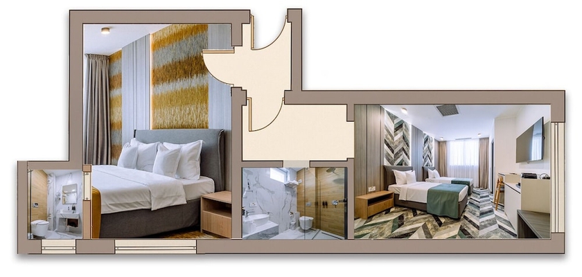 Imagen de la habitación del Hotel Aris Boutique Hotel and Spa. Foto 4