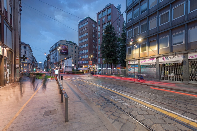 Imagen de los exteriores del Hotel Ariston, Milán. Foto 14