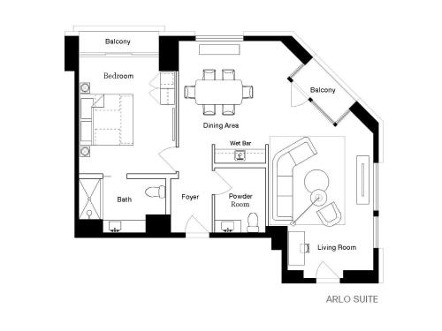 Imagen de la habitación del Hotel Arlo Washington DC. Foto 19