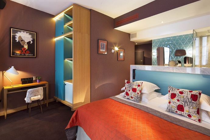 Imagen de la habitación del Hotel Artus, París. Foto 8