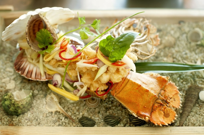 Imagen del bar/restaurante del Hotel Arumdalu Private Resort. Foto 4