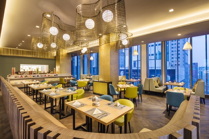 Imagen del bar/restaurante del Hotel Ascott Central Wuxi. Foto 1