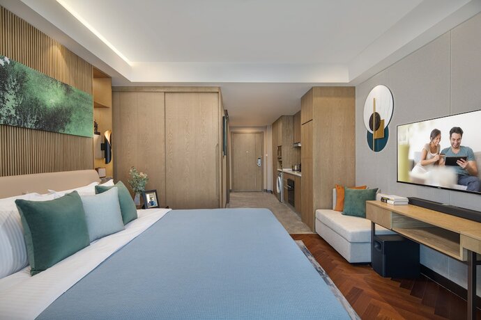 Imagen de la habitación del Hotel Ascott New District Wuxi. Foto 18