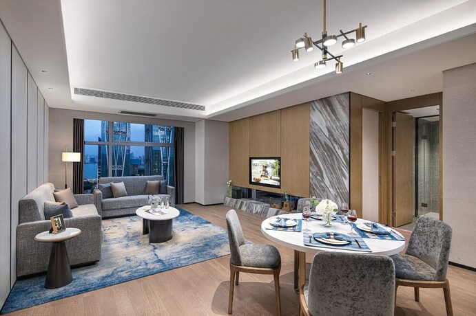 Imagen de la habitación del Hotel Ascott Xiangjiang Ffc Changsha. Foto 22