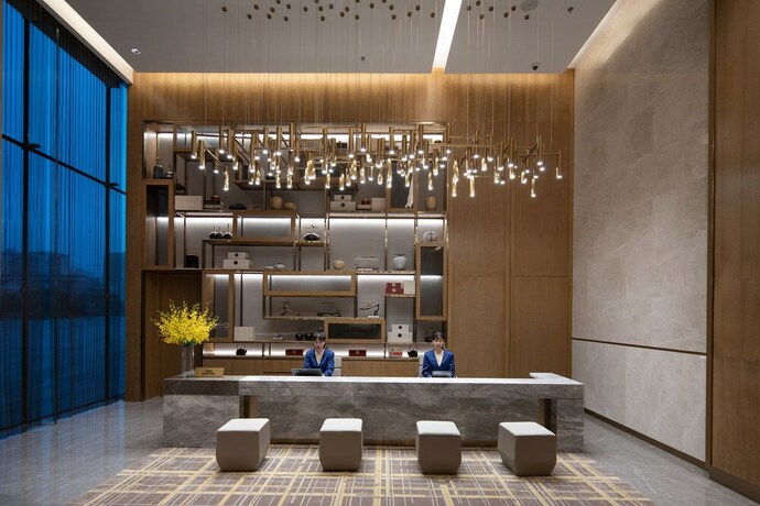 Imagen de los interiores del Hotel Ascott Xiangjiang Ffc Changsha. Foto 38