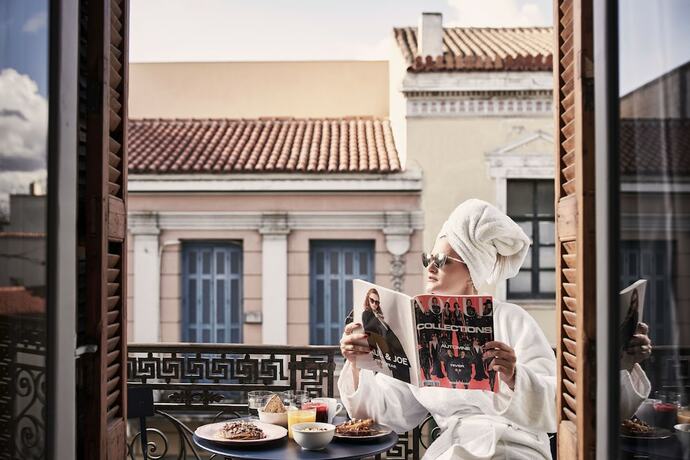 Imagen de la habitación del Hotel Asomaton. Foto 12