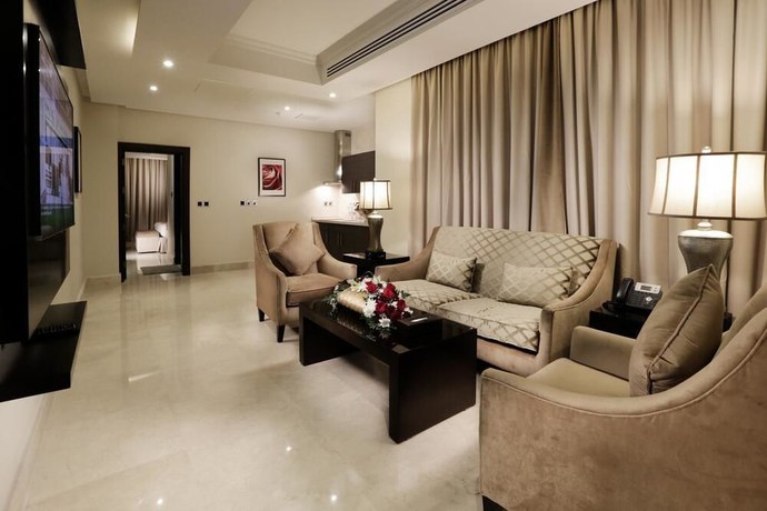 Imagen de la habitación del Hotel Aswar Cortoba Serviced Apartments Riyadh. Foto 11