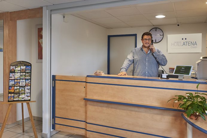 Imagen de los interiores del Hotel Atena Bordeaux Sud Est Cr&eacute;on - V&eacute;lo Friendly. Foto 19